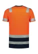T-Shirt High Vis Bicolor póló unisex fluoreszkáló narancssárga 3XL