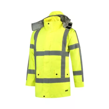 RWS Parka munkakabát unisex fluoreszkáló sárga 4XL