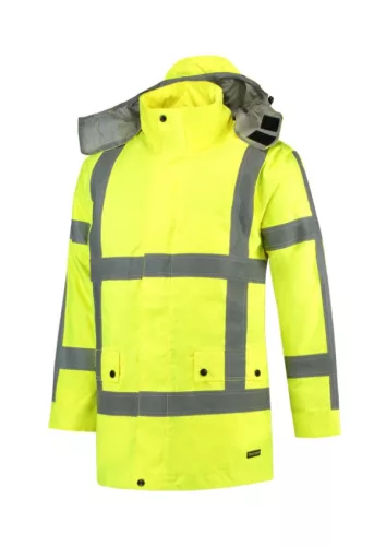 RWS Parka munkakabát unisex fluoreszkáló sárga 4XL