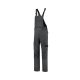 Bib & Brace Twill Cordura kantáros munkanadrág unisex sötétszürke 58