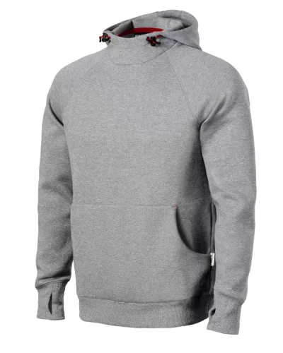 Vertex Hoodie felső férfi sötétszürke melírozott S
