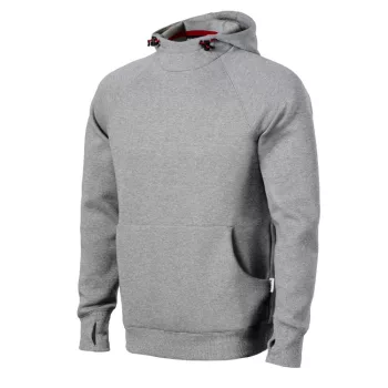Vertex Hoodie felső férfi sötétszürke melírozott M