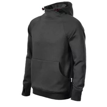 Vertex Hoodie felső férfi ébenszürke L