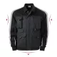 Woody munkakabát férfi ébenszürke 48/50