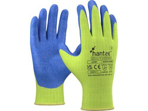 HANTEX Hi-Vis latexmártott téli kesztyű