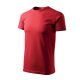 Basic póló férfi piros 4XL