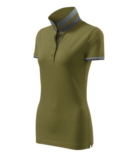 Collar Up galléros póló női avokádózöld XL