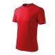 Base póló unisex piros 07 (brand label) M