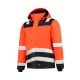 Midi Parka High Vis Bicolor munkakabát unisex fluoreszkáló narancssárga 4XL