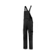Bib & Brace Twill Cordura kantáros munkanadrág unisex fekete 48