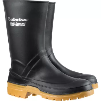 Albatros Guardian Mid Black nitril gumicsizma