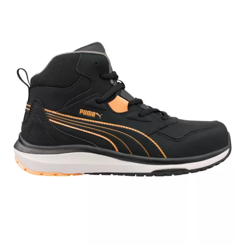 Puma Stepper BLK/Peach Mid S3S ESD HRO SR női munkavédelmi bakancs