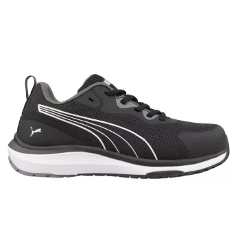   Puma Celerity Knit BLK/White Low S1PS ESD HRO SR női munkavédelmi cipő
