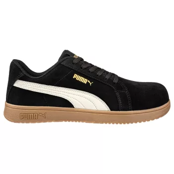   Puma Iconic BLK/Gum Low S1PL ESD FO HRO SR munkavédelmi cipő