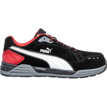   Puma Airtwist Blk Red low S3S ESD FO HRO SR munkavédelmi cipő