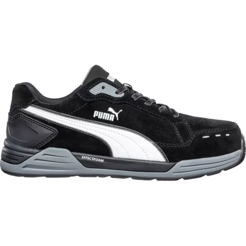 Puma Airtwist Black low S3S ESD FO HRO SR munkavédelmi cipő