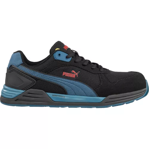 Puma Frontside BLK/Blue low S1PS ESD FO HRO SR munkavédelmi cipő