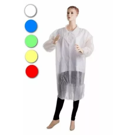Egyszerhasználatos tépőzáras köpeny