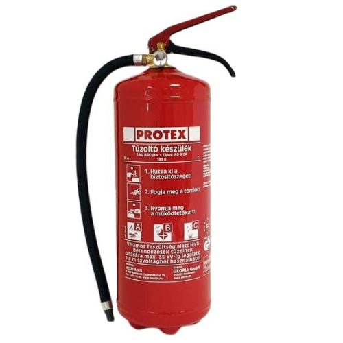 PROTEX PD 6 GA Porral oltó tűzoltókészülék