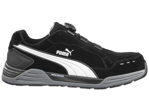 Puma Airtwist Black Disc Low S3 ESD HRO SRC munkavédelmi cipő