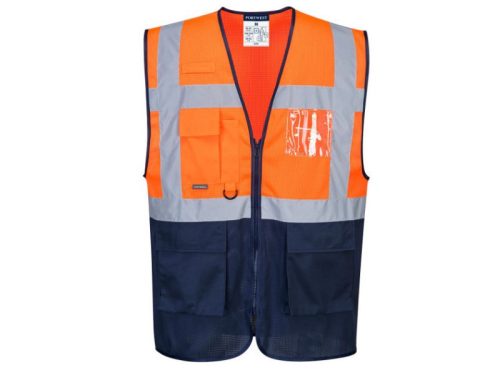 C377 - Hi-Vis kéttónusú MeshAir Executive mellény