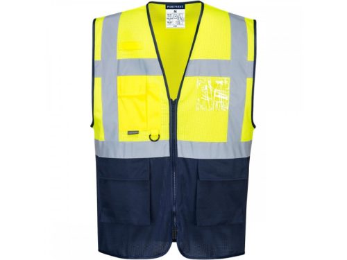 C377 - Hi-Vis kéttónusú MeshAir Executive mellény