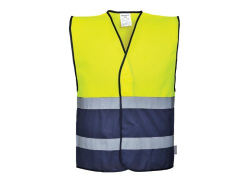 C484 - Hi-Vis kéttónusú mellény