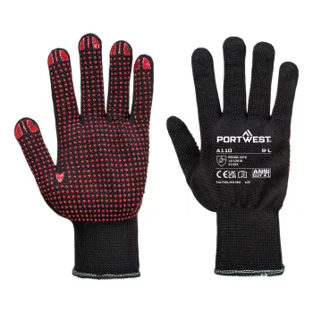 Nylon PVC pontozott kesztyű