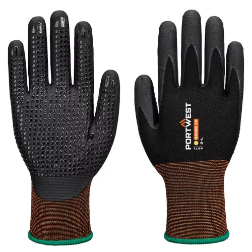 GP Grip 15 Nitril Mikrohabos pöttyözött kesztyű