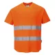 Hi-Vis pamut póló pamut hálós betétes póló S/S