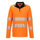 DX4 Hi-Vis cipzáras póló L/S