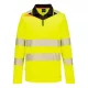 DX4 Hi-Vis cipzáras póló L/S