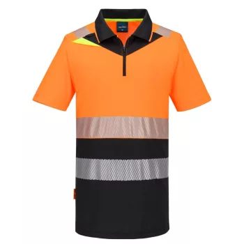 DX4 Hi-Vis cipzáros Class 1 póló S/S