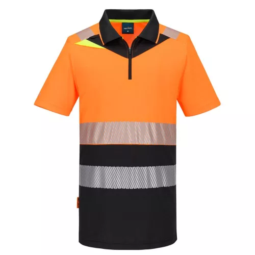 DX4 Hi-Vis cipzáros Class 1 póló S/S