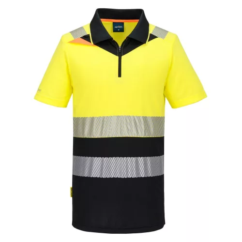 DX4 Hi-Vis cipzáros Class 1 póló S/S