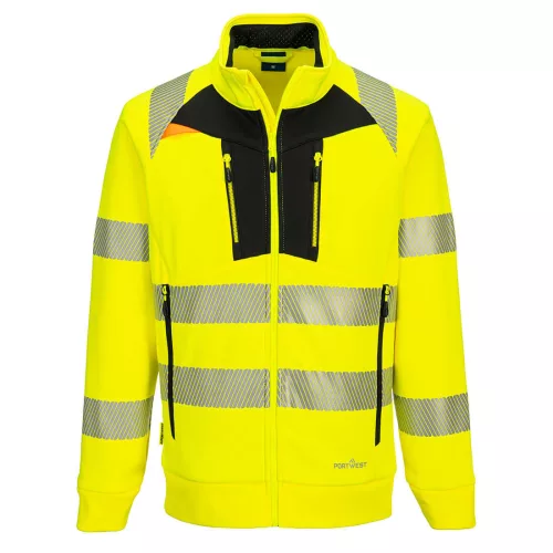 DX4 Hi-Vis kapucnis cipzáras pulóver