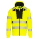 DX4 Hi-Vis cipzáras kapucnis pulóver