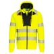 DX4 Hi-Vis cipzáras kapucnis pulóver