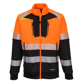 DX4 Hi-Vis 1. osztályú tölcsér nyakú cipzáras pulóver