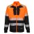 DX4 Hi-Vis 1. osztályú tölcsér nyakú cipzáras pulóver