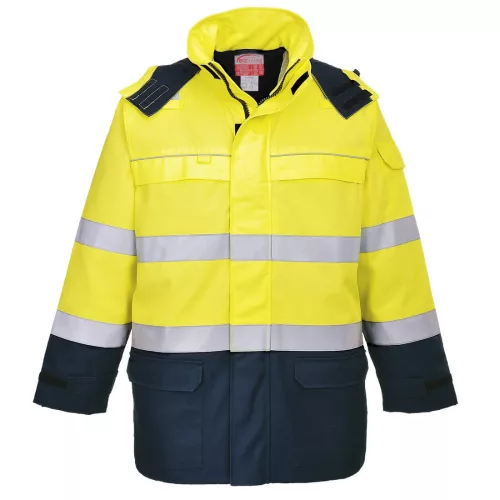Bizflame Rain+ Hi-Vis Arc lángálló kabát