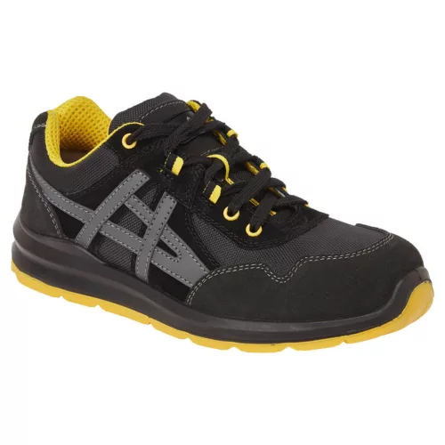 Acél, bőr trainer  S1 FO SR