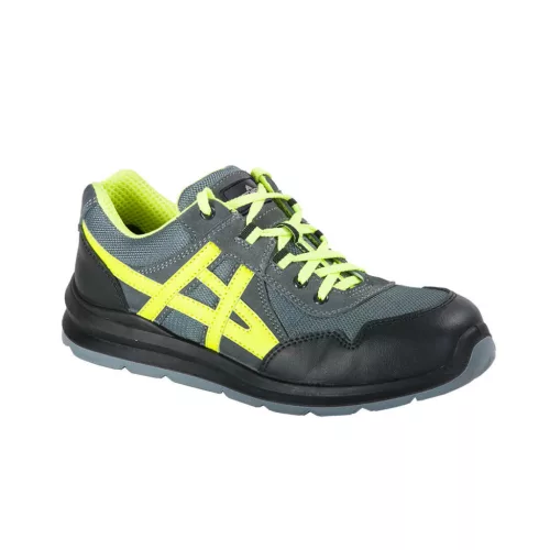 Acél, bőr trainer  S1 FO SR
