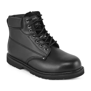 Steel Action bőr bakancs SBP HRO