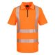 KX3 Sport Hi-Vis cipzáros póló S/S
