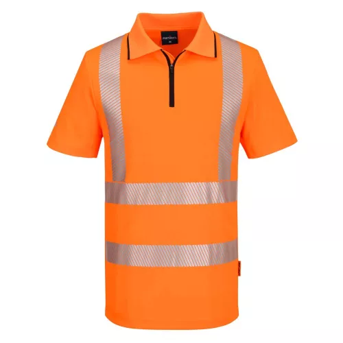 KX3 Sport Hi-Vis cipzáros póló S/S
