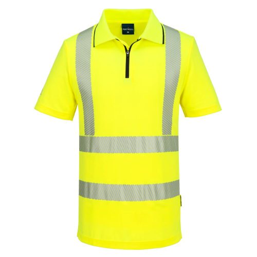 KX3 Sport Hi-Vis cipzáros póló S/S