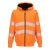 PW321 Hi-Vis cipzáras téli kapucnis pulcsi