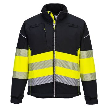 PW3 Hi-Vis Class 1 Softshell kabát (3L)