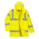Hi-Vis légáteresztő rain traffic kabát